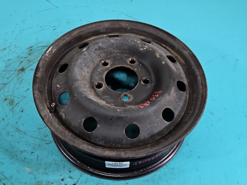 Felga stalowa 16" Renault Master II Szerokość felgi: 6.0", Rozstaw śrub: 5x130, Odsadzenie (ET): 66, RENAULT, Matowa, R16...