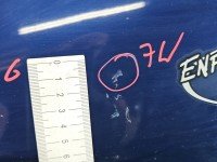 Błotnik przód lewy Peugeot 206 granatowy EGED