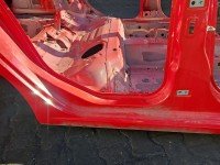 Próg prawy SŁUPEK ŚRODKOWY B Seat Ibiza V KJ 6F HB 5d czerwony LS3H