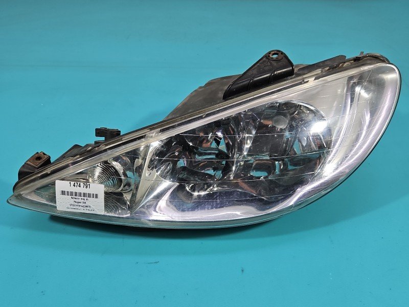 Reflektor lewy lampa przód Peugeot 206 EUROPA