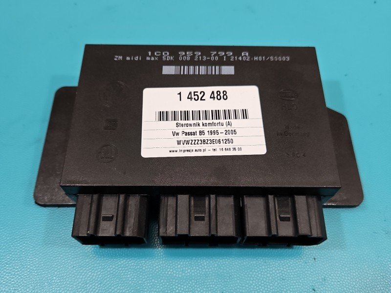Sterownik moduł Vw Passat B5 1C0959799A Sterownik moduł Vw Passat B5 1C0959799A
