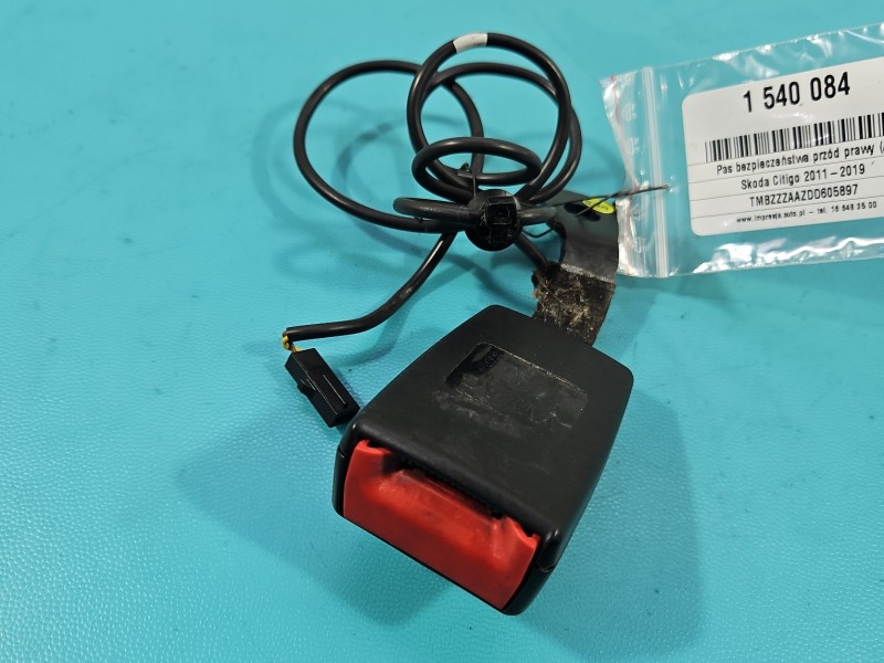 Pas bezpieczeństwa przód prawy pasażera Skoda Citigo 11-19 1S0857756