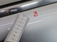 Drzwi tył prawe Mercedes CLS II C218 W218 218 sedan 4d srebrny 775