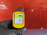 Drzwi tył lewe Dacia Sandero I 08-12 HB 5d bordowy TEB76