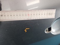 Drzwi tył lewe Skoda Yeti HB 5d szary LF8L