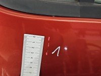 Drzwi tył prawe Dacia Sandero I 08-12 HB 5d bordowy TEB76