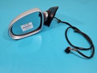 Lusterko lewe pin Vw Passat B6 sedan srebrny LA7W 4d europa