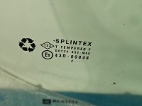 Szyba drzwi przód prawa pasażera Renault Trafic II 66x57 2012ROK PROSTOKĄTNA / DUŻA PASAŻERA HB