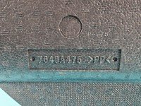Wkład styropian bagażnika koła zapasowego Mitsubishi ASX 10- 7646A475