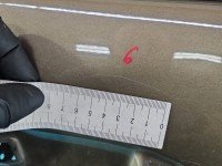 Drzwi przód prawe Ford Fiesta Mk7 5d złoty