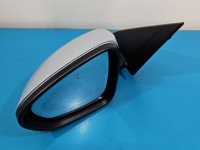 Lusterko lewe Fiat Tipo II 15- 612/A srebrny, Kod lakieru: 612/A, 5pin. Rysy, odpryski / SREBRNY 612/A europa