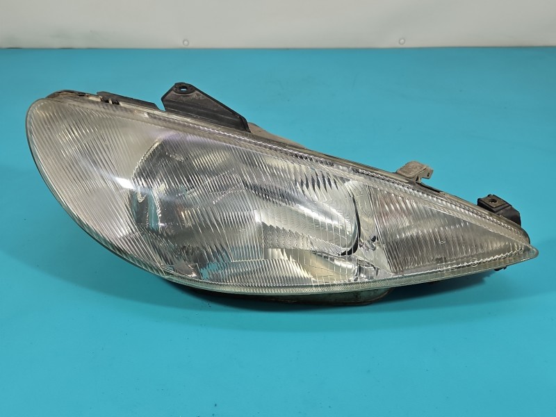Reflektor prawy lampa przód Peugeot 206 EUROPA 9640559480, 89006131