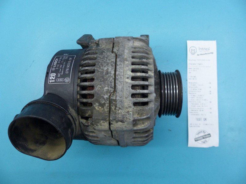 TEST Alternator Audi A6 C5 0123510061, 078903015F 2.4 V6