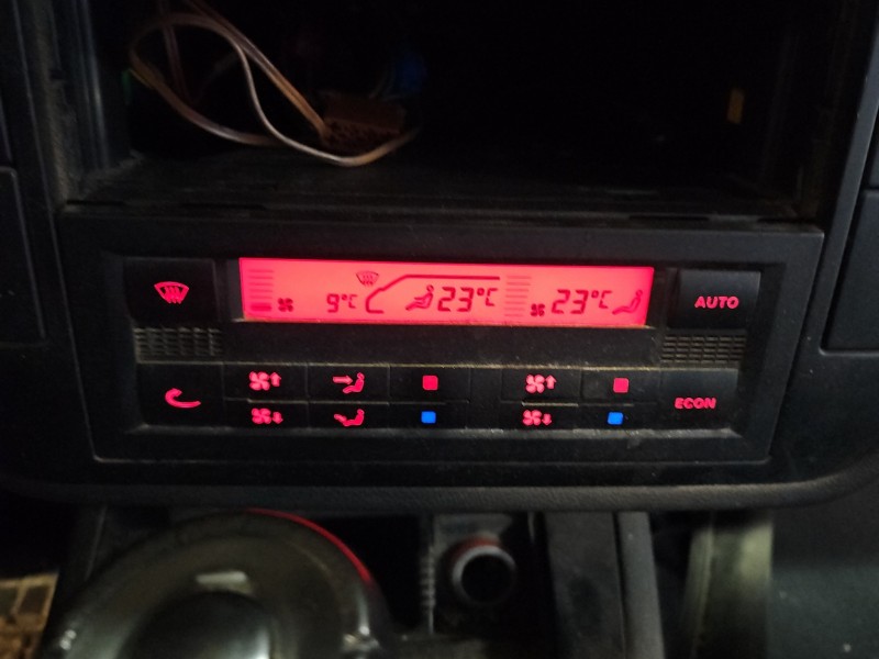 Konsola panel nawiewu Seat Alhambra I 7M7907040A