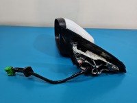 Lusterko lewe VOLVO S60 II 10- elektryczny, Europejska, 614-46, 13pin . uszkodzona obudowa europa