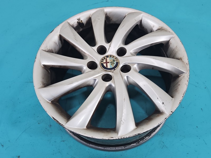 Felga aluminiowa 17" Alfa romeo Giulietta alufelga Szerokość felgi: 7.5", Rozstaw śrub: 5x110, Odsadzenie (ET): 41, srebrny,...