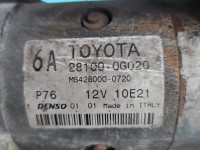 TEST Rozrusznik Toyota Avensis II T25 2.0 D4D 28100-0G020
