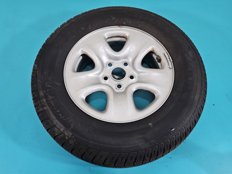 Koło zapasowe 16" dojazdowe dojazdówka Suzuki Grand Vitara II 5x114.3, Bridgestone, 225 mm, Profil opony: 70, 6,5J X16... Koło zapasowe 16" dojazdowe dojazdówka Suzuki Grand Vitara II 5x114.3, Bridgestone, 225 mm, Profil opony: 70, 6,5J X16...