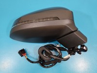 Lusterko prawe Audi A4 B9 LX7L 15-24r /Europa /Lakier:LX7L /14pin / Składane elektrycznie / Zadrapania europa