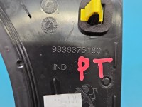 listwa nadwozia Peugeot 508 II 18- 9836375180 czarny, tył - prawa, Europejska, BŁOTNIKA PRAWY TYŁ