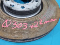 Tarcze hamulcowe przód klocki Peugeot 508 II 18- 1.5 hdi Peugeot, 303x27mm z klockami textar