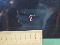 Błotnik przód lewy Volvo V70 II granatowy 417-26