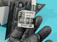 Lusterko prawe Skoda Octavia IV LS9R EUROPA / LAKIER: LS9R / 6pin europa