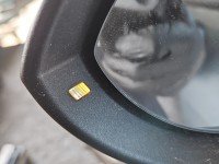 Lusterko lewe pin Vw Golf VII HB srebrny LA7W 5d europa