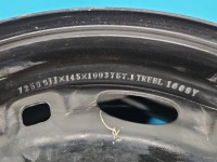 Felga stalowa 14" Skoda Fabia I Szerokość felgi: 6.0", Rozstaw śrub: 5x100, Odsadzenie (ET): 43, 1540798, R14 6J ET43 5X100