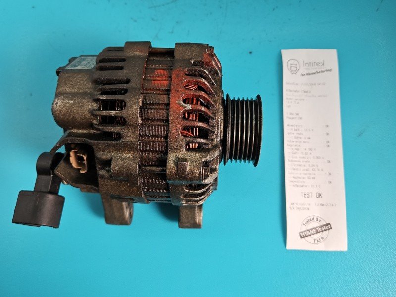 TEST Alternator Peugeot 206 9638275880, A005TA6291A 1.1 wiel