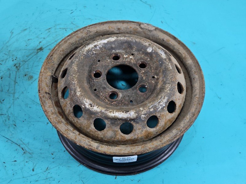 Felga stalowa 15" Mercedes Sprinter I 903 Szerokość felgi: 6.0", Rozstaw śrub: 5x130, Mercedes, 6jx15 ET 75 5X130