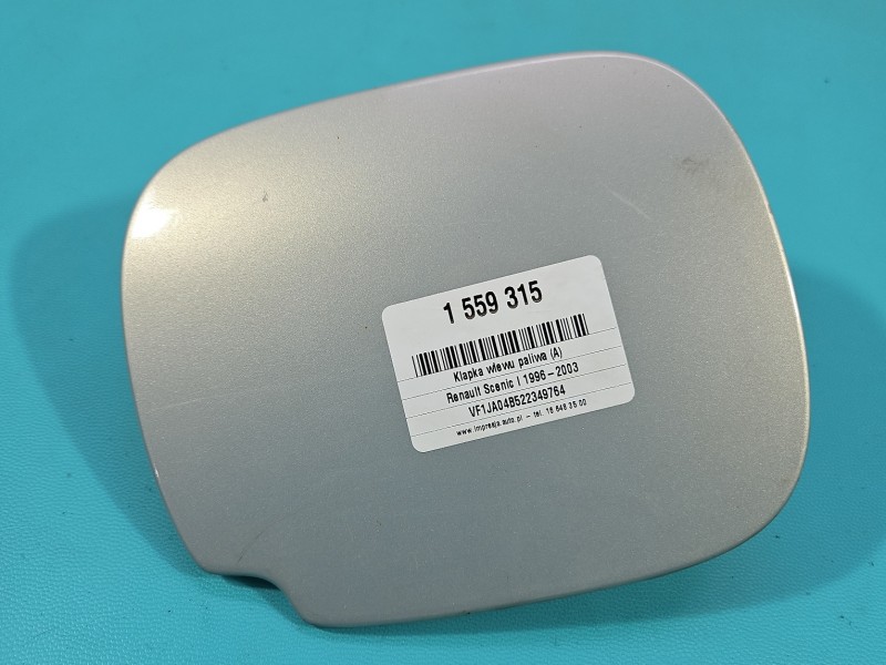 Klapka wlewu paliwa Renault Scenic I srebrny, Europejska, Kod lakieru: Mv632, srebrny Mv632