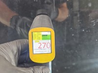 Maska przednia Mercedes W212 czarny 040U