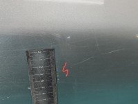 DRZWI PRZÓD PRAWE PASAŻERA Mitsubishi Pajero Pinin 3d srebrny