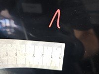 Błotnik przód prawy Porsche Cayenne I czarny L041