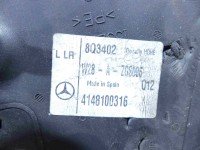 Lusterko prawe Mercedes Vaneo W414 czerwony, malowana, elektryczny, Mercedes, 5pin, rysy przytarcie europa