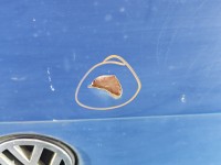 Klapa tył Vw Transporter T4 HB 5d granatowy