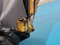 Deska rozdzielcza airbag pasażera kokpit Mercedes 124