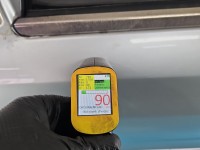 DRZWI PRZÓD LEWE KIEROWCY Mercedes W211 4d srebrny 744