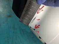 Błotnik przód prawy Renault Scenic II srebrny TED69