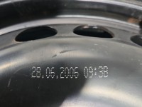 Felga stalowa 16" Vw Passat B6 Szerokość felgi: 6.5", Rozstaw śrub: 5x112, Odsadzenie (ET): 42, Volkswagen, czarny, Kod...