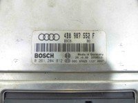 Komputer zestaw Audi A6 C5 4B0907552F, 0261204812 2.4 v6