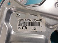 Podnośnik przód prawy Nissan Qashqai I J10 06-13 80770JD00A 5d