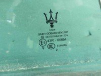 Szyba drzwi tył prawa Maserati Ghibli III 13-