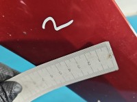 Błotnik przód lewy Renault Modus bordowy TEB76