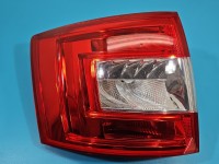 Lampa tył lewa 13-16 KOMBI Z LISTWĄ ŻARÓWKOWĄ Uszczerbany klosz Skoda Octavia III kombi