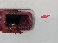 Drzwi tył lewe Ford Transit Connect I MK1 HB 5d biały AA