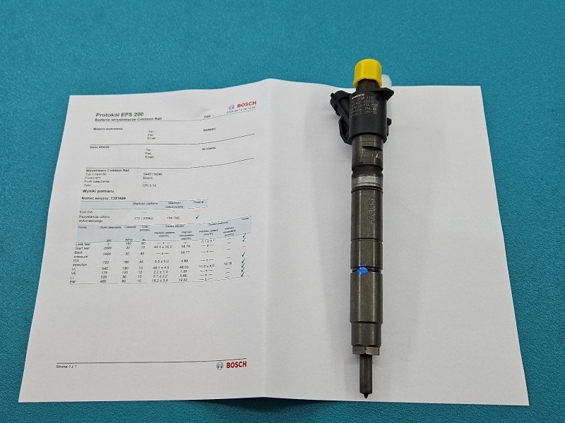 TESTOWANY Wtryskiwacz VOLVO S60 II 10- 0445116046 2.0 D3 TESTOWANY Wtryskiwacz VOLVO S60 II 10- 0445116046 2.0 D3