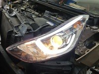 Reflektor lewy lampa przód Hyundai Elantra V 10-16 EUROPA