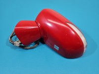 Lusterko lewe pin Honda Jazz II HB 5d kolor czerwony europa